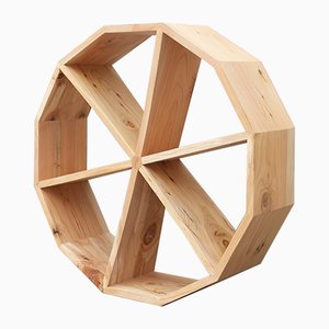 Großes Mulino Bücherregal aus Zedernholz von Domenico Orefice für Man de Milan