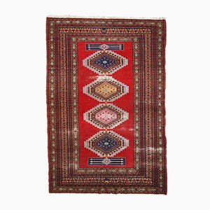 Handgemachter usbekischer Vintage Bukhara Teppich, 1960er