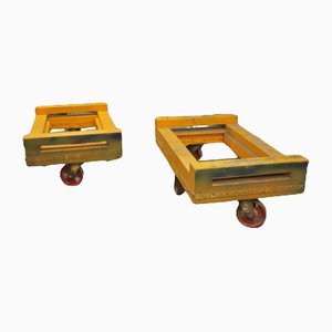 Vintage Servierwagen aus Holz
