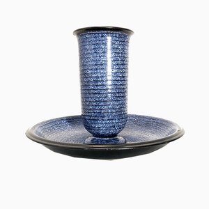 Vaso viennese vintage in ceramica