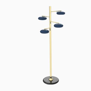 4 Light Gea Floor lamp by Michelangelo Moroni for Brass Brothers