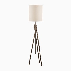 Rosehips Stalks Floor Lamp from Brass Brothers