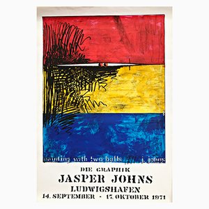 Sérigraphie Peinture avec Deux Boules par Jasper Johns, 1971