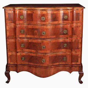 Antique Continental Walnut Commode Chest, 1790's