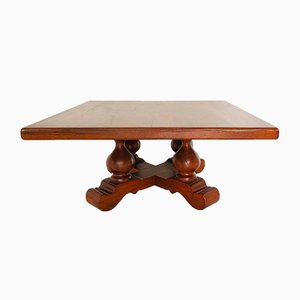Art Deco Wooden Table, 1950s