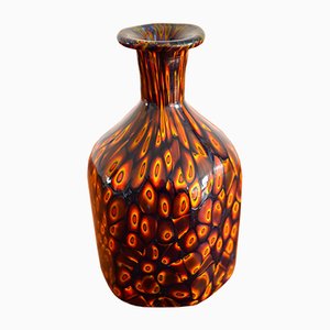 Vaso in vetro di Murano di Millefiori, anni '50