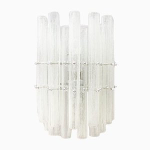 Large Theatre Wall Lamp with Frosted Glass Tubes, 1960s