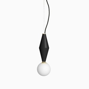 Black Gamma A Pendant Lamp by Serena Confalonieri for Mason Editions