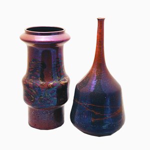 Ceramic Vases by Liverani Faenza, 1960s, Set of 2