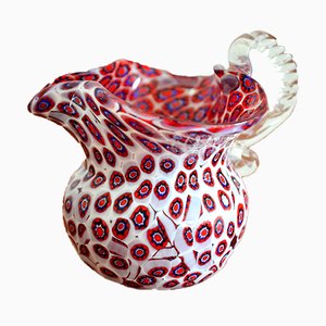 Millefiori Murano Glass Vase, 1950s