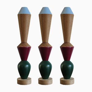 Modular Wooden iTotem Candle Holders by Capperidicasa
