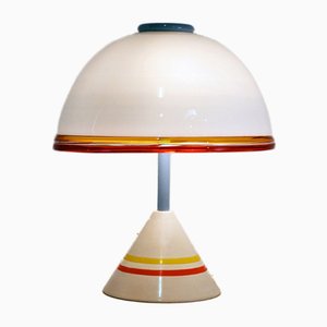 Blown Glass Table Lamp from Leucos, 1980s