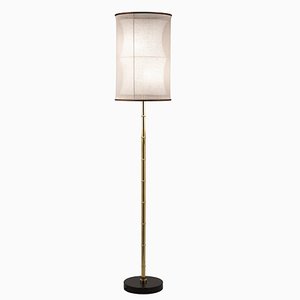 Eclectic Bamboo Stalk Floor Lamp from Brass Brothers