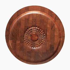 Mid-Century Danish Teak Carving Board from Digsmed