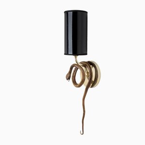 Fauna Snake Wall Light from Brass Brothers