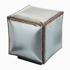 Soft Iron Pouf by Damiano Costagli for Brass Brothers