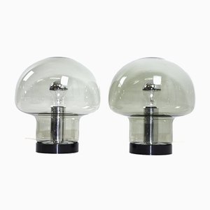Mushroom Table Lamps from Peill & Putzler, 1960s, Set of 2
