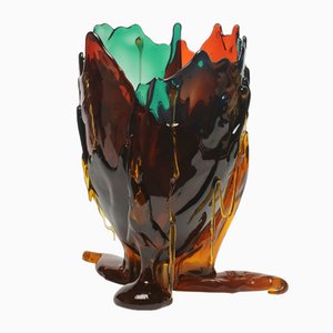 Clear Special Extracolor Vase by Gaetano Pesce for Fish Design