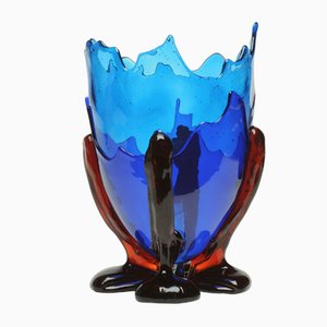 Clear Extracolor Vase by Gaetano Pesce for Fish Design