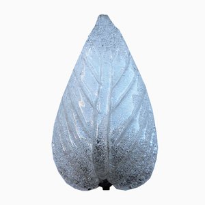 Murano Glass Leaf Sconce from Barovier & Toso, 1940s