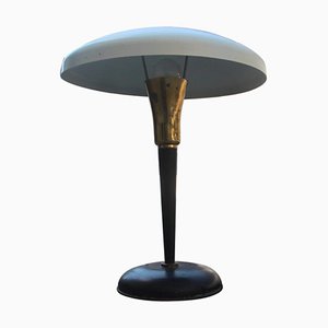 Lampada da tavolo Mid-Century moderna in ottone