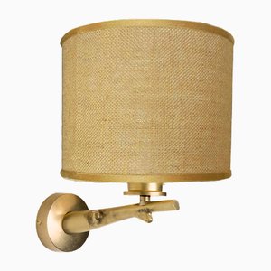 Ast Wandlampe aus Eiche von Brass Brothers