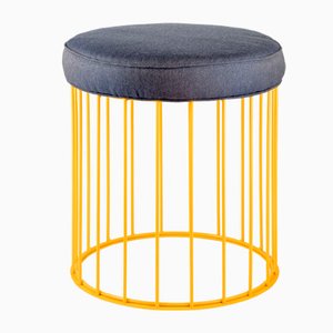 Cage Stool by Niccolò De Ruvo for Brass Brothers