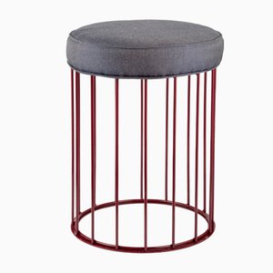 Cage Stool by Niccolò De Ruvo for Brass Brothers