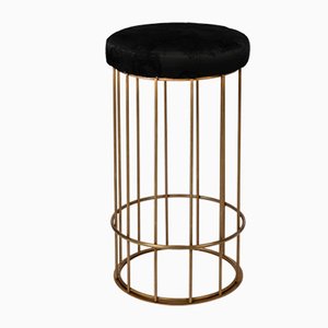 Taburete Cage de Niccolò De Ruvo para Brass Brothers