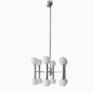 Verchromte Vintage Deckenlampe von Targetti