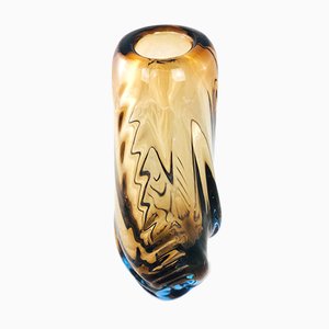 Vase aus Muranoglas von Barovier & Toso, 1977