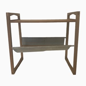 Danish Side Table with Magazine Rack from Sika Møbler, 1960s
