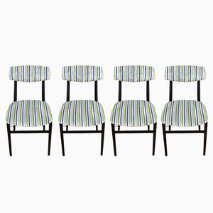 Italian Dining Chairs, 1960s, Set of 4