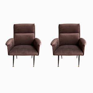 Fauteuils Mid-Century, Italie, Set de 2