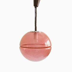 Large Pendant Globe Lamp from Guzzini & Meblo, 1950s