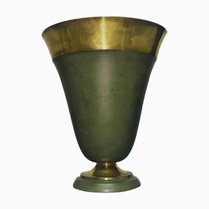 Art Deco Brass Table Lamp, 1920s