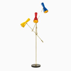 Wormhole Floor Lamp by Simone Calcinai for Brass Brothers