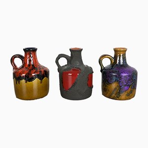 Ceramic Studio Pottery Vases from Roth, 1970s, Set of 3