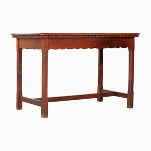 Austrian Solid Walnut Art Nouveau Table from Wiener Werkstätte, 1900s