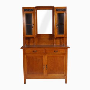 19th Century Art Nouveau Cherrywood Cabinet