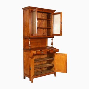 19th-Century Wooden Display Cabinet