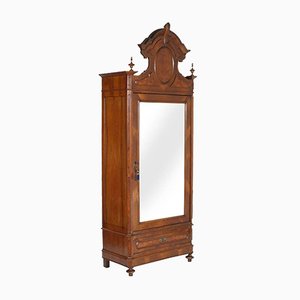 Armoire Style Louis Philippe en Noyer Sculpté, 1850s