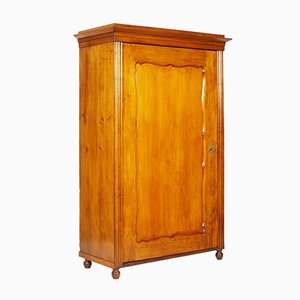 19th Century Biedermeier Birch Cupboard