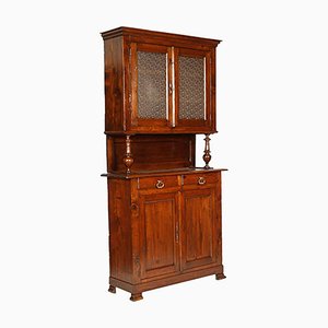 Antique French Walnut and Pine Provencal Cupboard