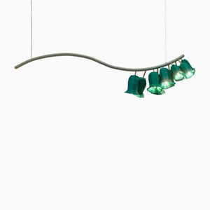 Lámpara de suspensión Plant Lamps verde de Kiki van Eijk & Joost van Bleiswijk