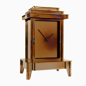 One More Time Clock in Heated Stainless Steel by Kiki van Eijk & Joost van Bleiswijk