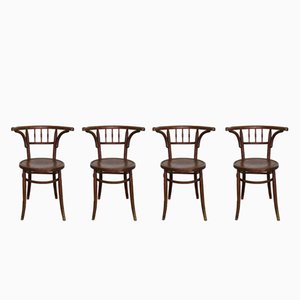 Antike Stühle aus Bugholz von Luterma, 1900er, 4er Set