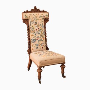 Antiker viktorianischer Sessel mit Gestell aus Palisander, 1850er