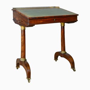 Antique English Mahogany Writing Table, 1820s