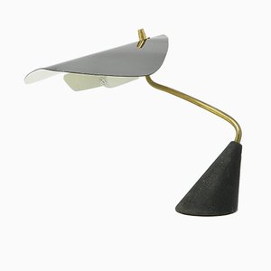 Brass Table Lamp by Franz Hagenauer for Werkstätte Hagenauer Wien, 1950s